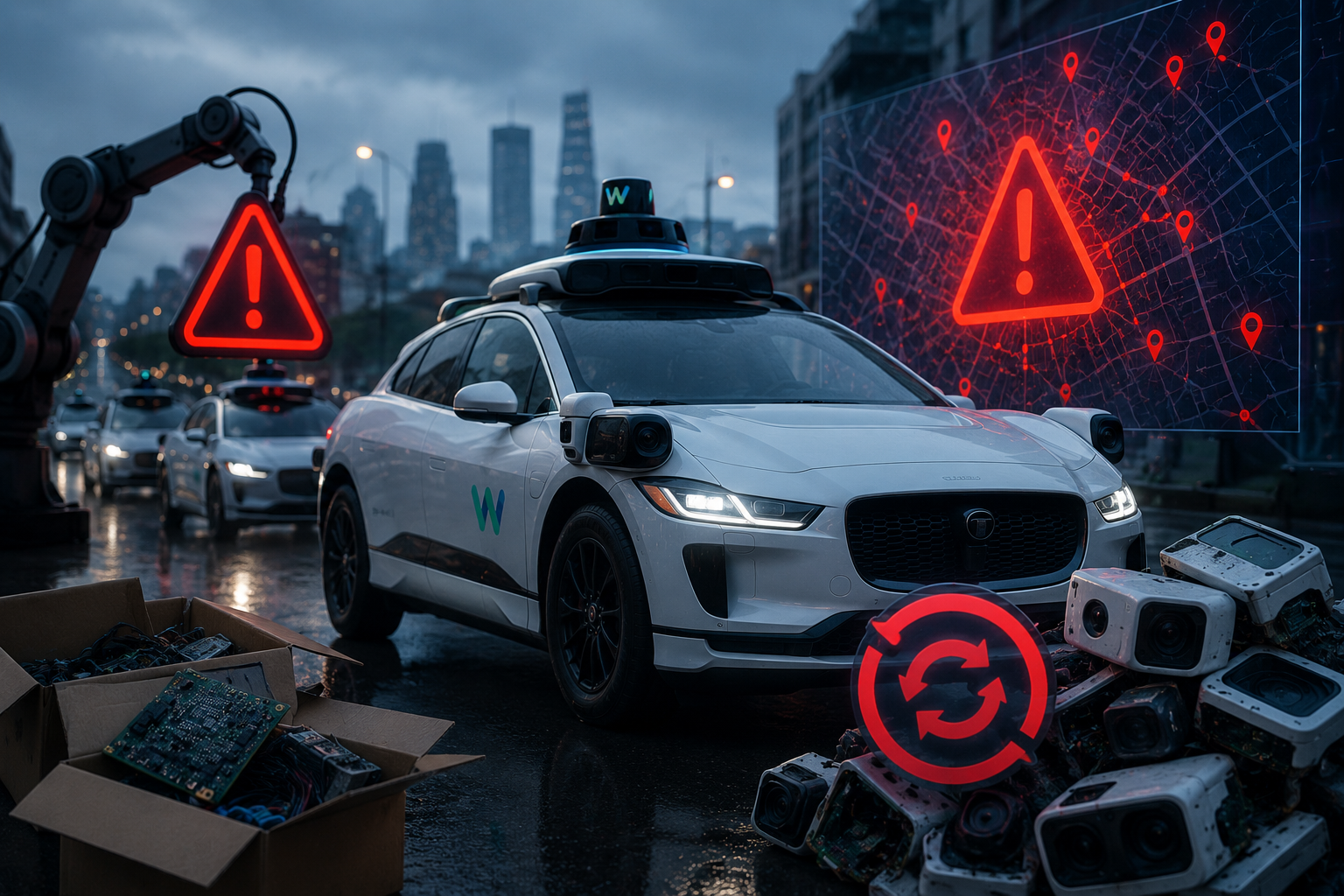 Waymo Recalls 3,791 Robotaxis Following Software Flaw